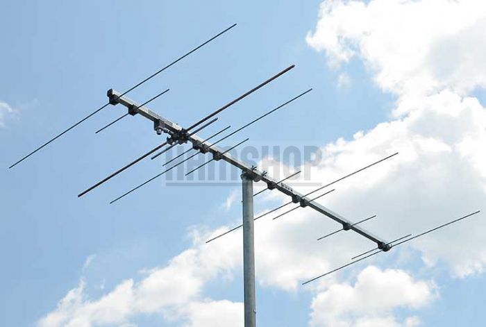 2m 70 cm Common Connector Dual Band Yagi antenna 13 elements