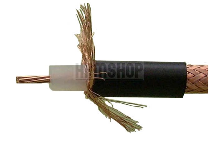 antenne leugenaar Ellendig RG-213 Coax kabel - 10 mm kwaliteits coaxkabel rol 15 meter